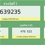 ตรวจสลากกินแบ่งรัฐบาล16ธันวาคม2564